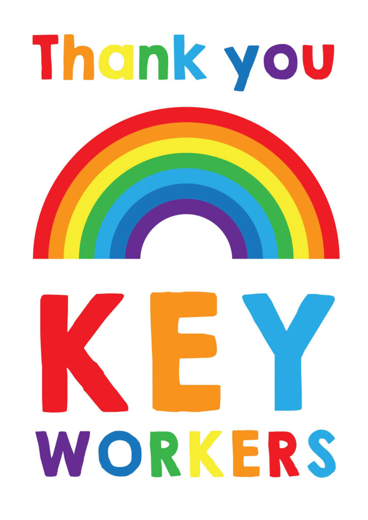 thank you key workers poster